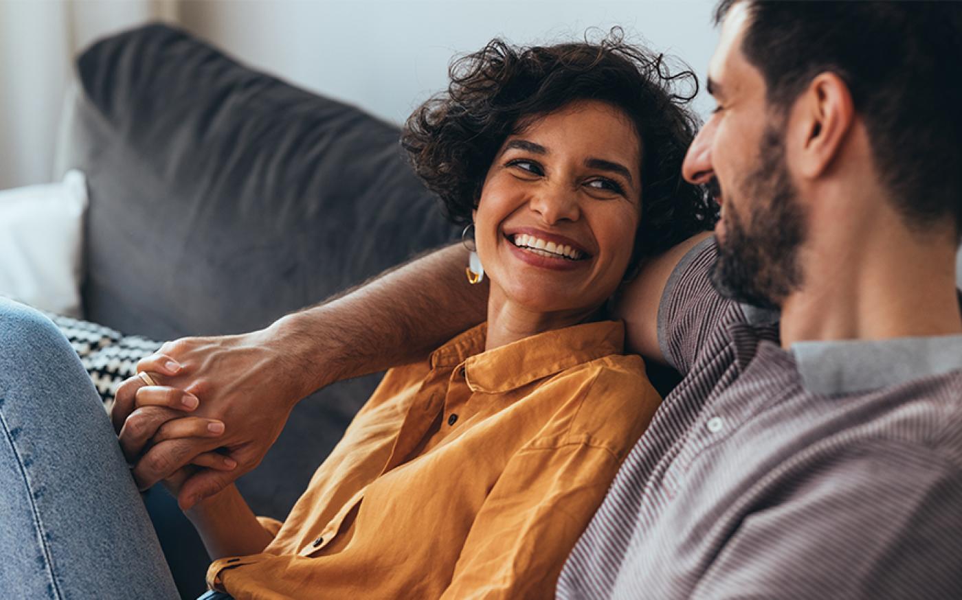 couple holding hands